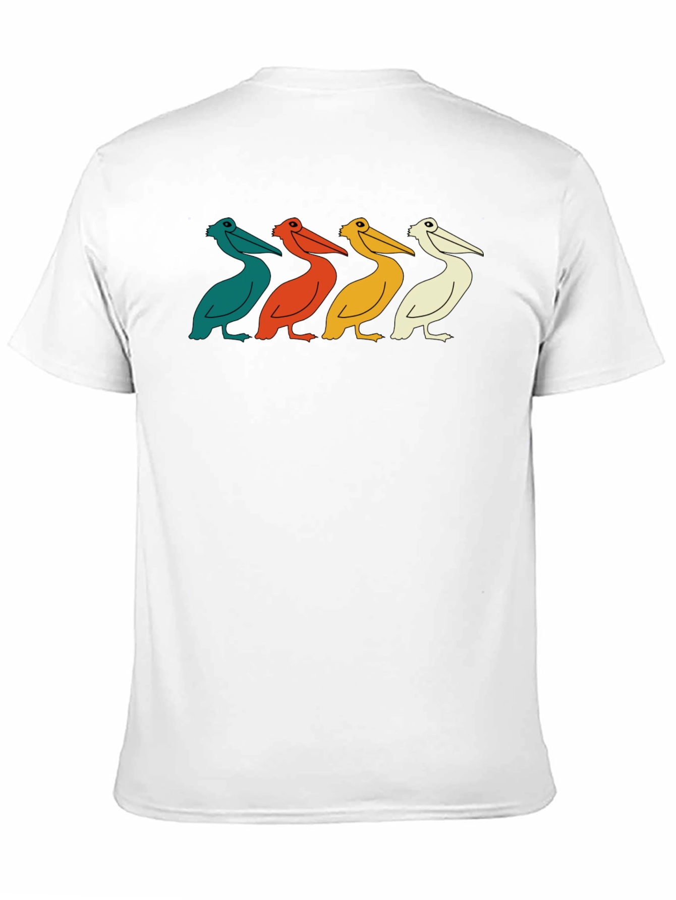 Retro Pelican Crew Neck T-Shirt
