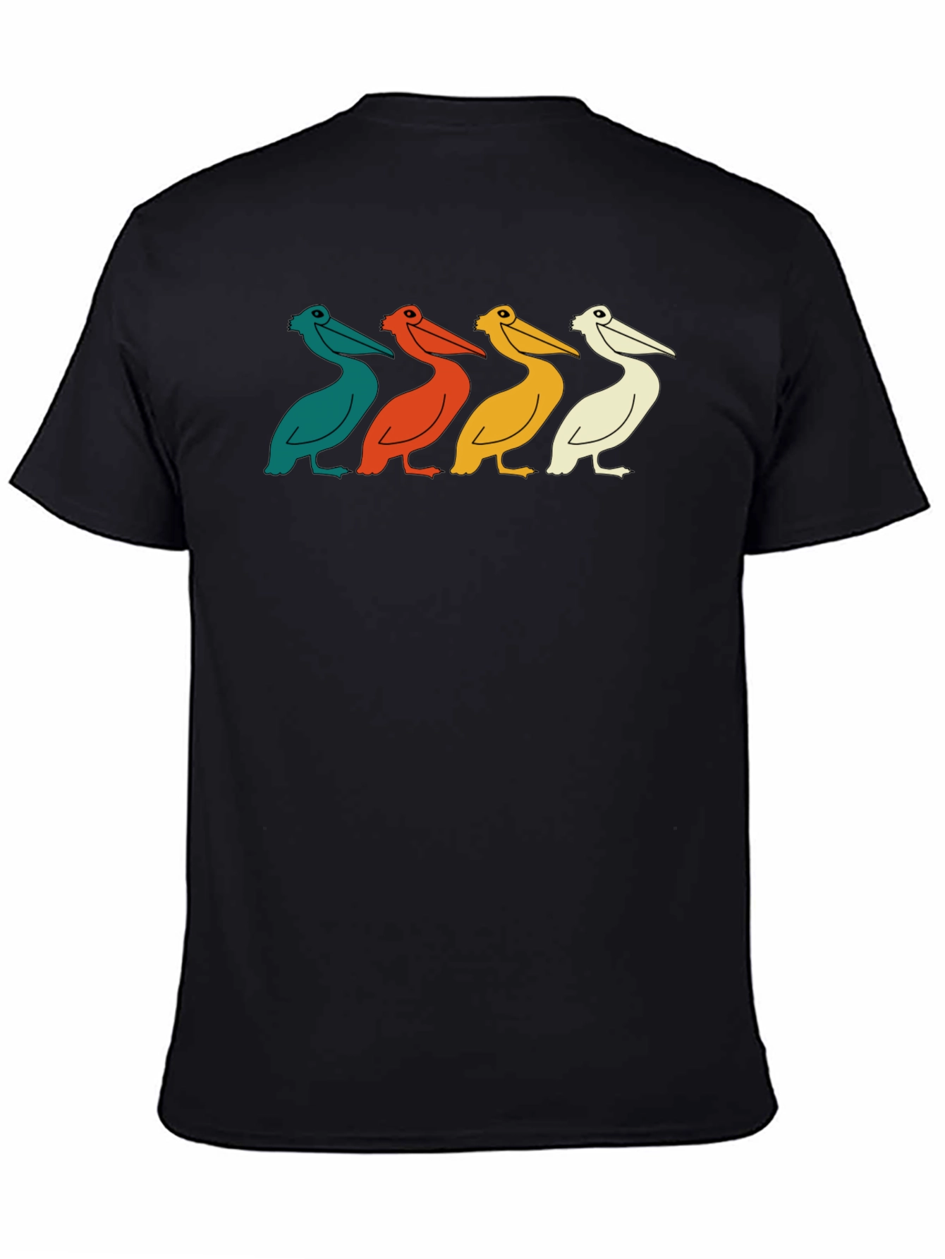 Retro Pelican Crew Neck T-Shirt