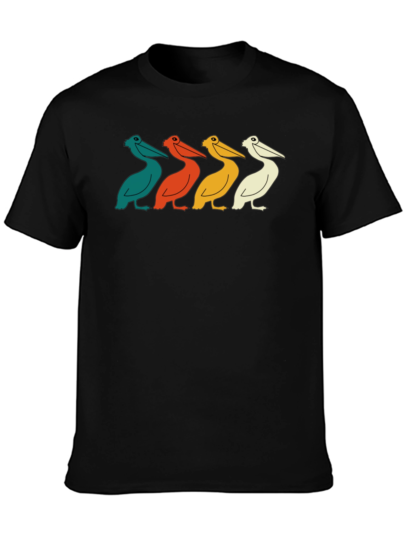 Retro Pelican Crew Neck T-Shirt