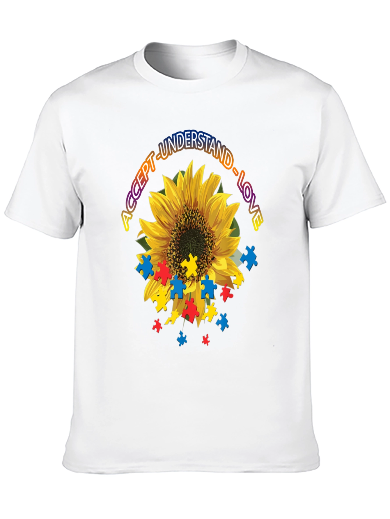 Autism Awareness Sunflower T-Shirt