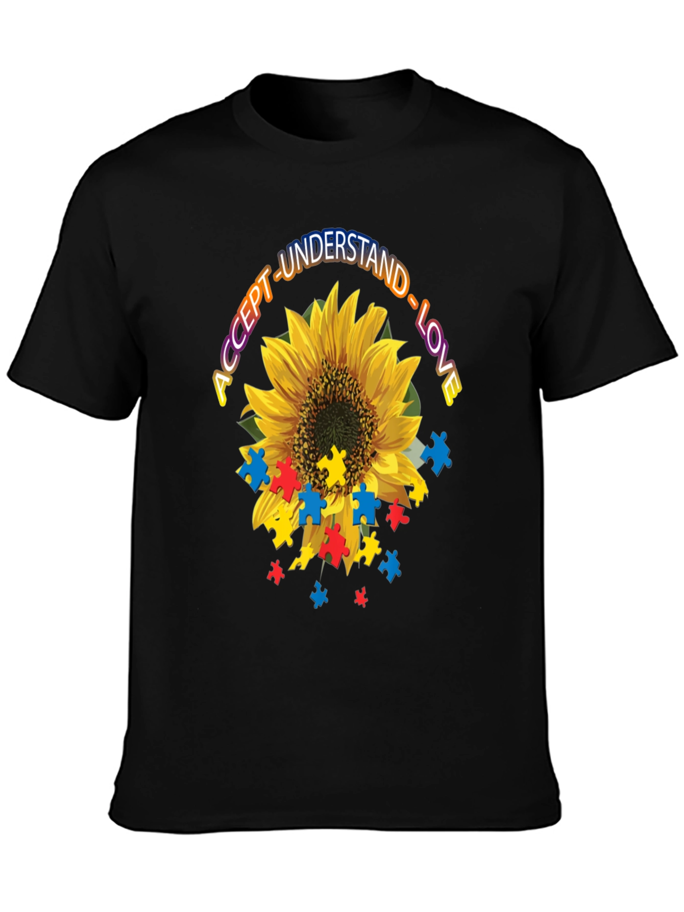 Autism Awareness Sunflower T-Shirt