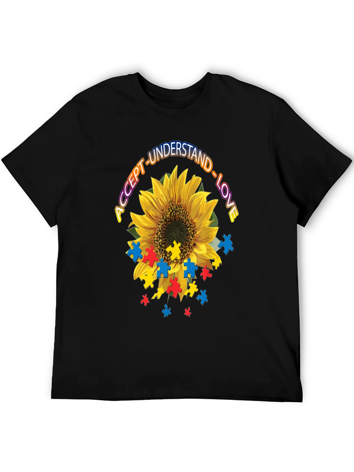 Autism Awareness Sunflower T-Shirt