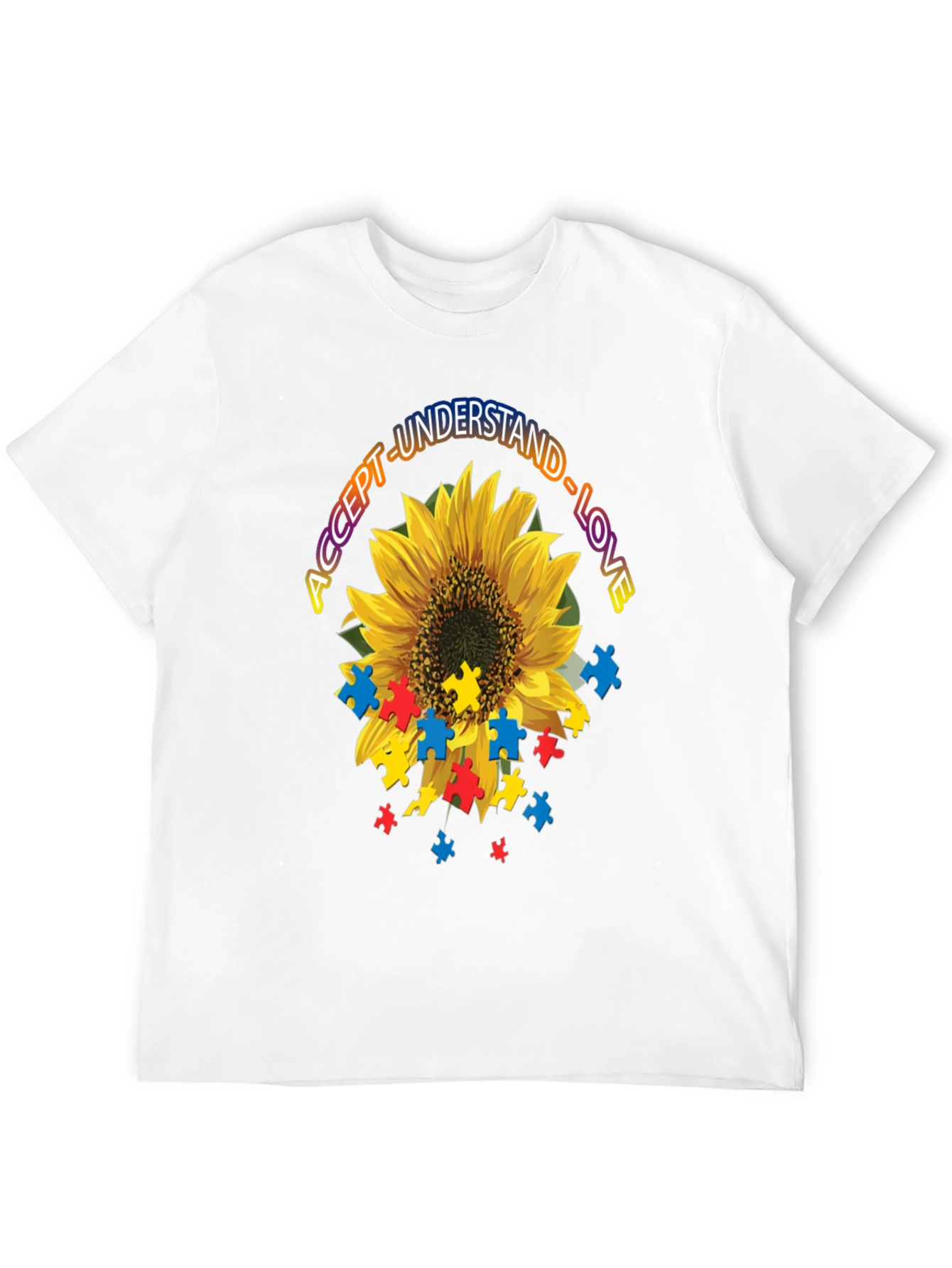 Autism Awareness Sunflower T-Shirt