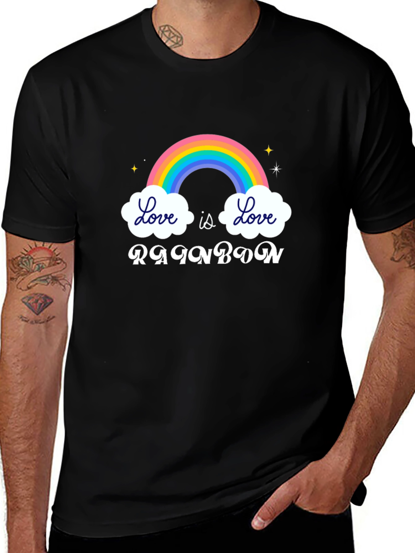 Love is Love Rainbow T-Shirt - Pride Apparel