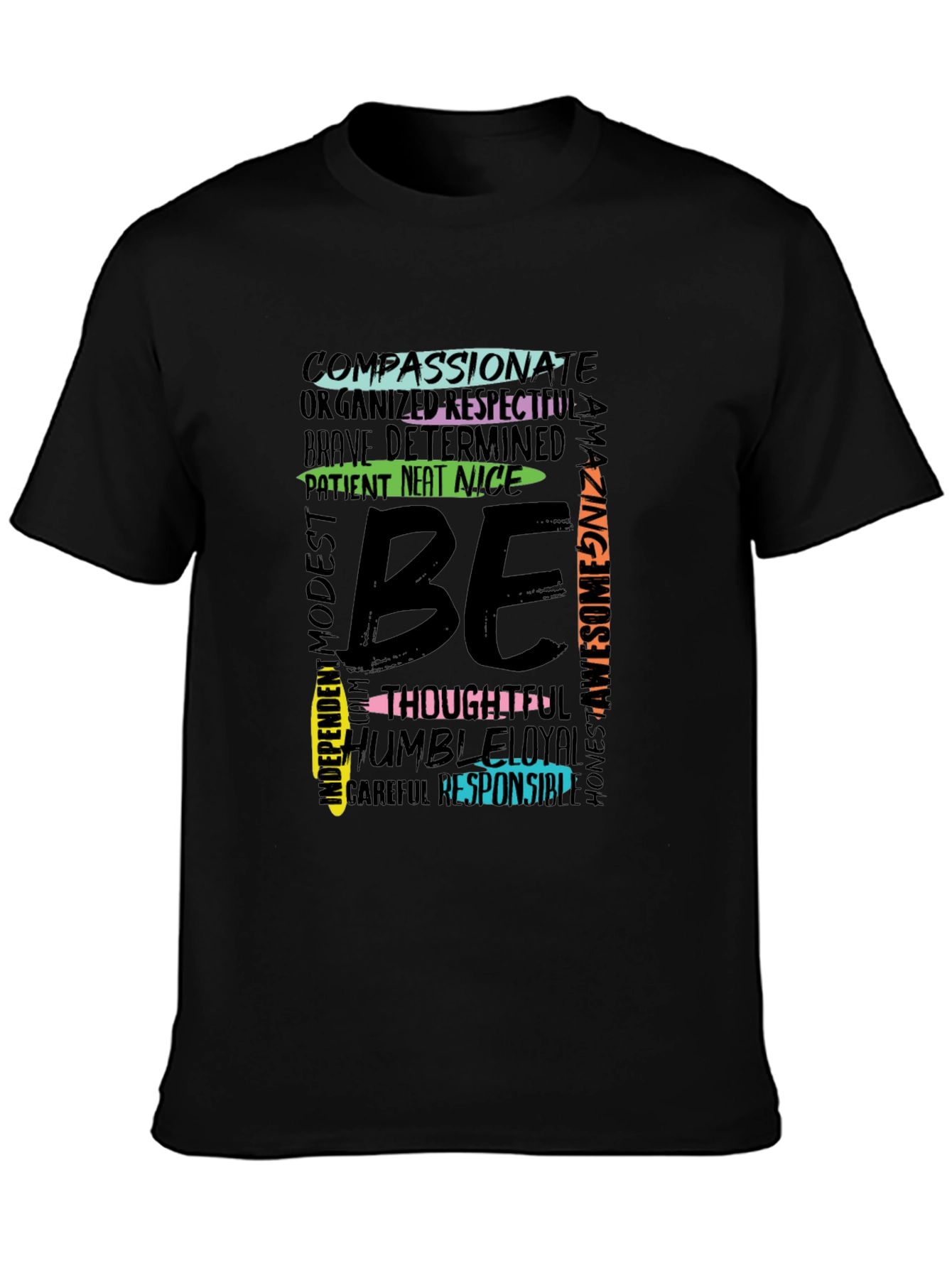 Be Kind T-Shirt - Inspirational Word Design