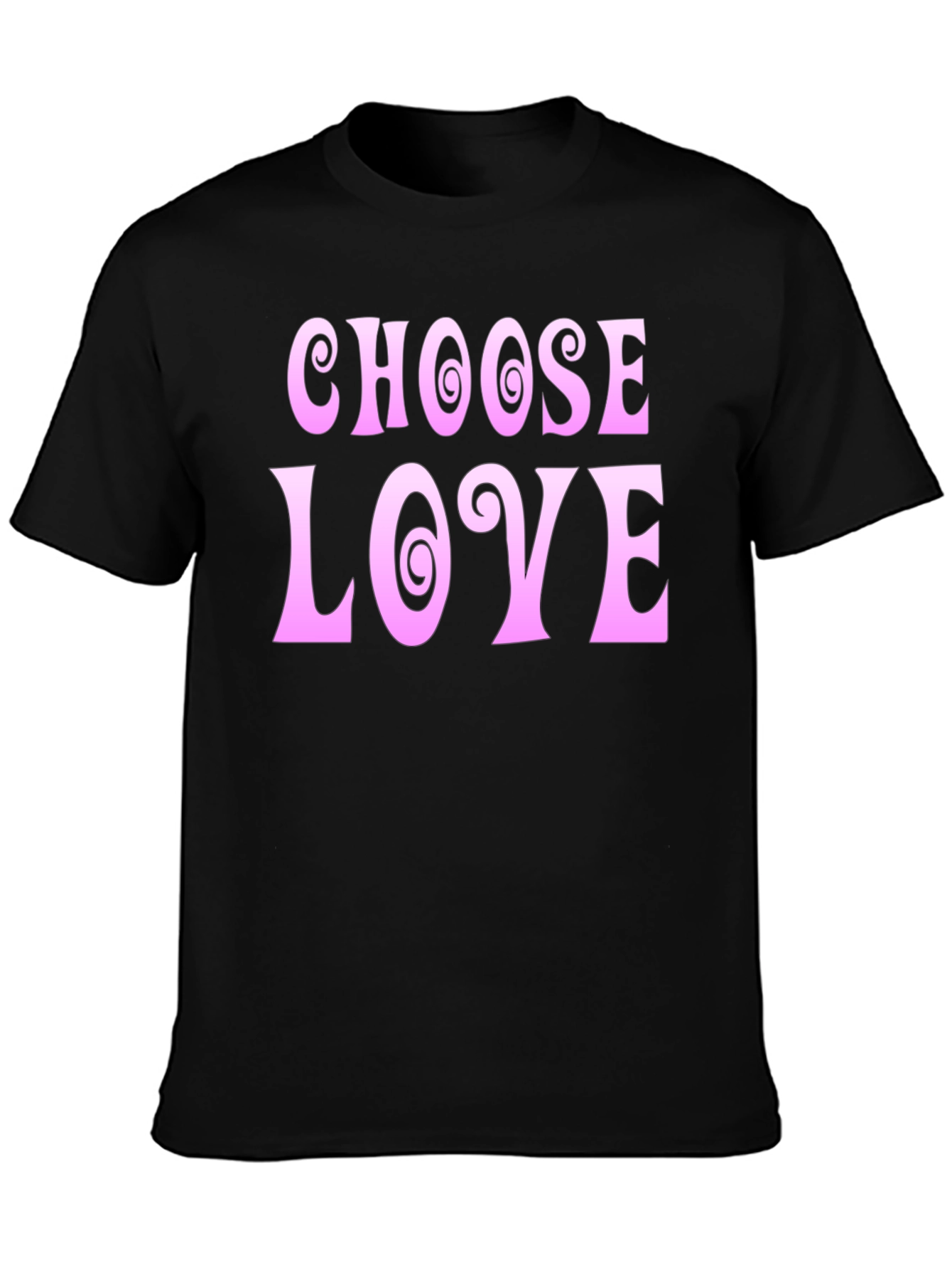Choose Love Graphic Tee - Black