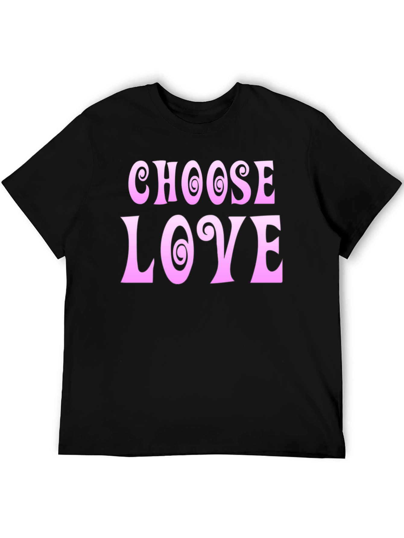 Choose Love Graphic Tee - Black