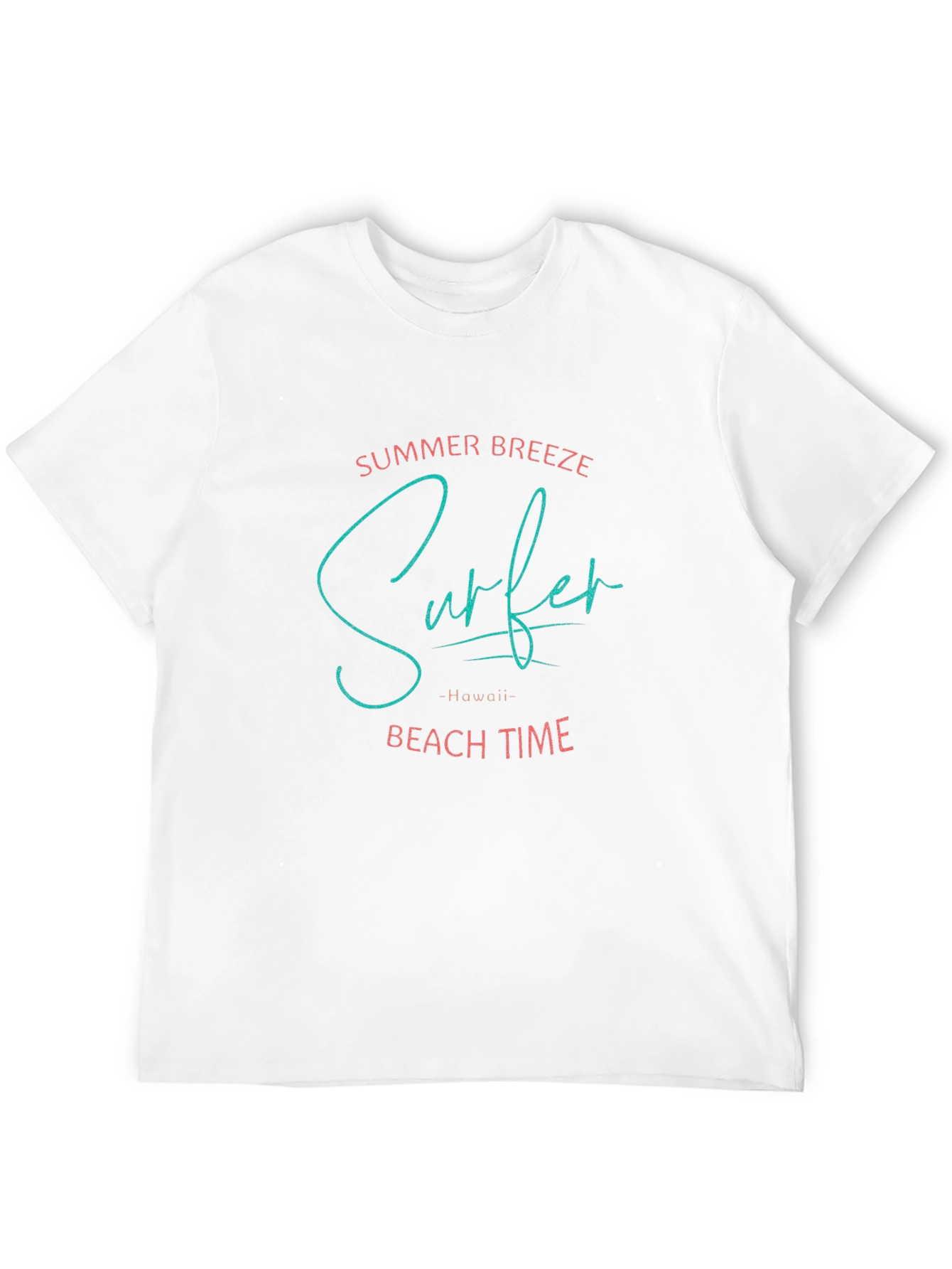 Summer Surfer Graphic T-Shirt - Black