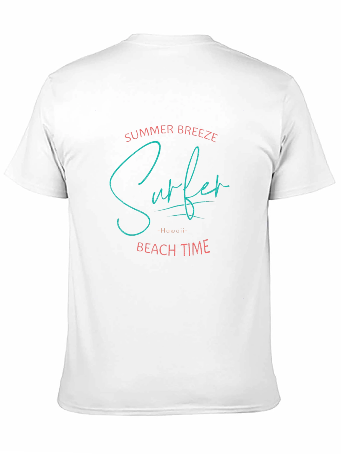 Summer Surfer Graphic T-Shirt - Black