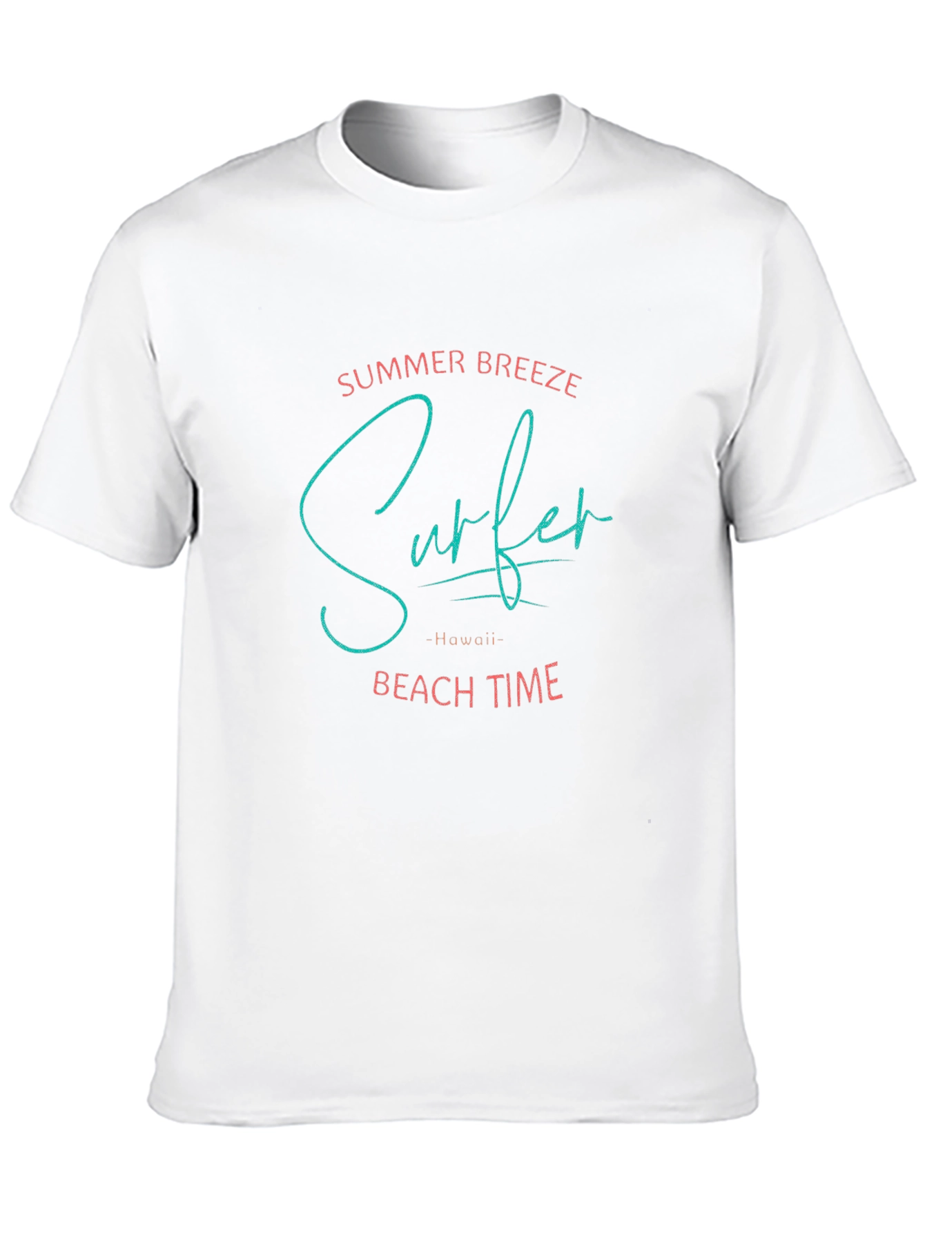 Summer Surfer Graphic T-Shirt - Black