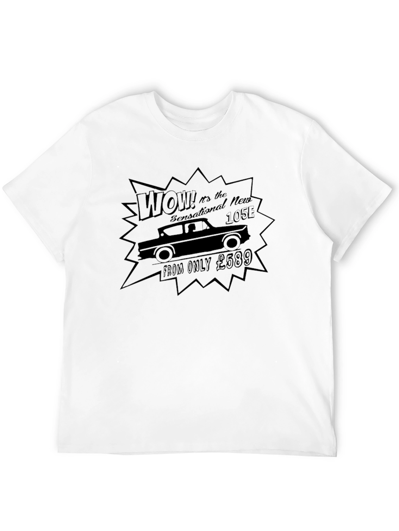 Retro Ford 105E Flying Car T-Shirt