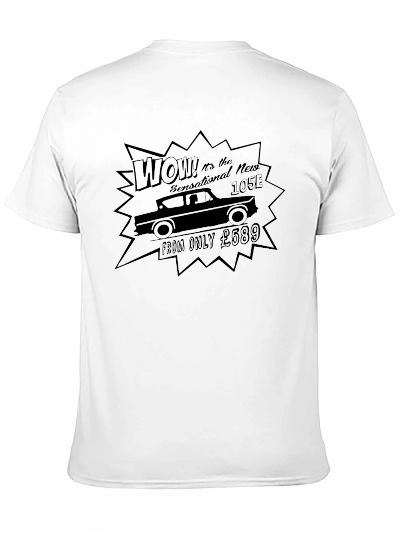Retro Ford 105E Flying Car T-Shirt
