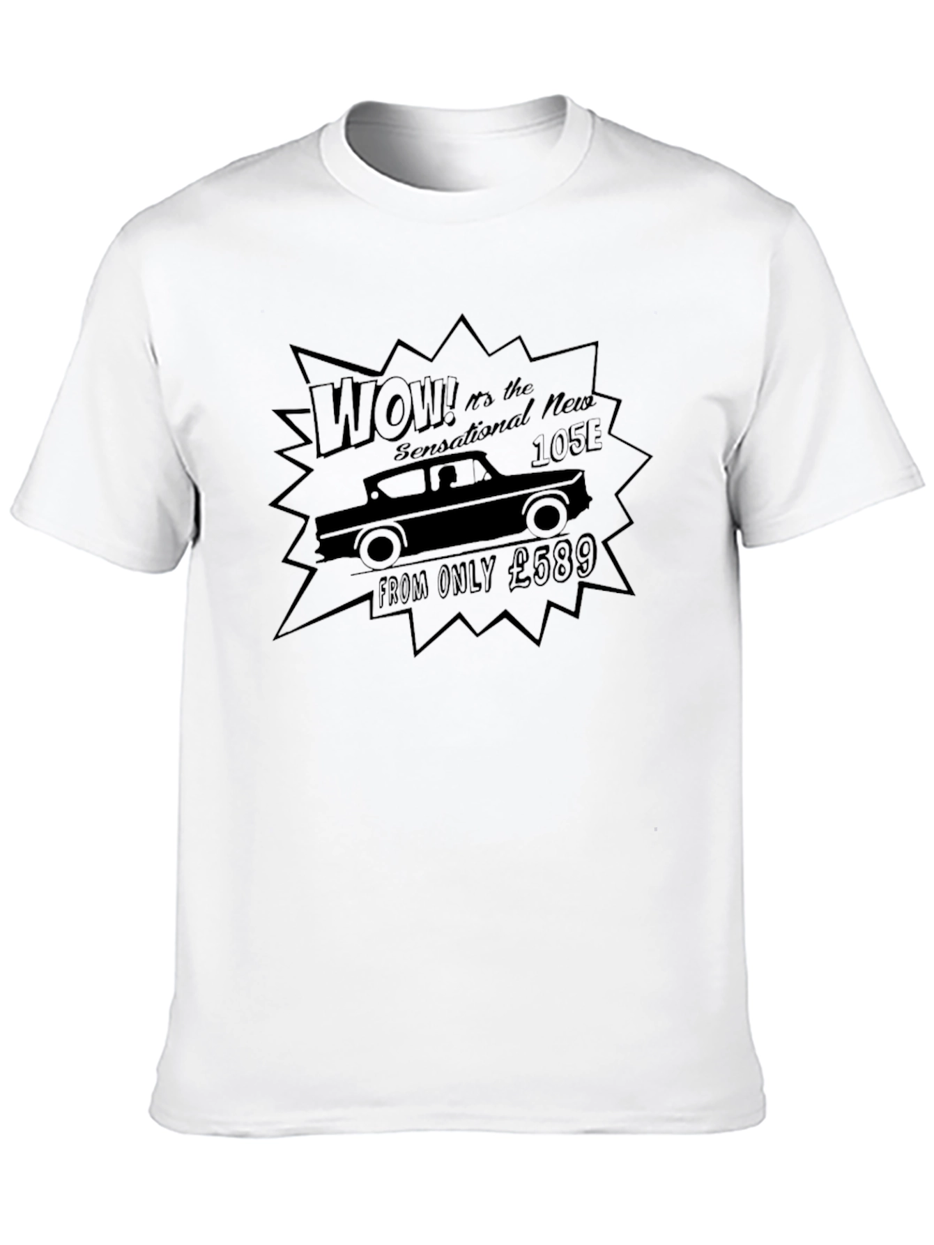 Retro Ford 105E Flying Car T-Shirt