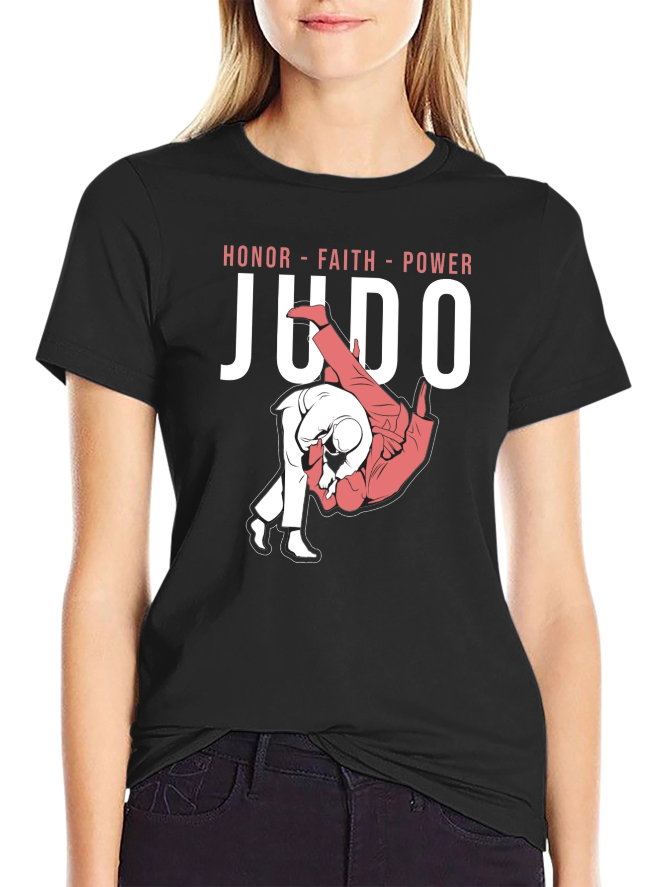 Judo Honor Faith Power T-Shirt Martial Arts Tee