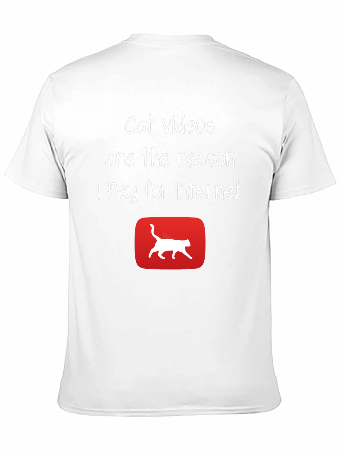 Cat Videos Internet T-Shirt - Funny Graphic Tee