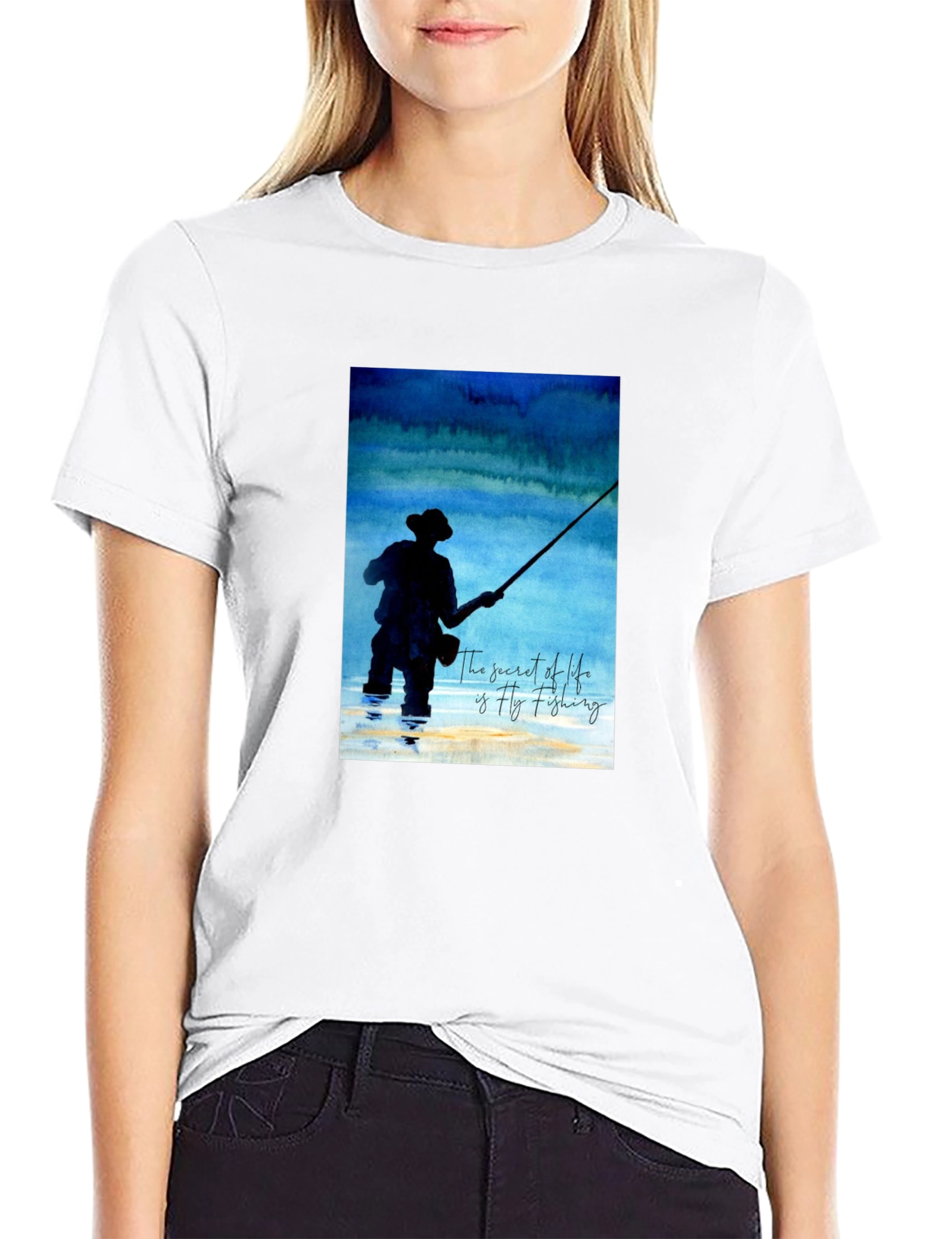Fly Fishing T-Shirt: Secret of Life