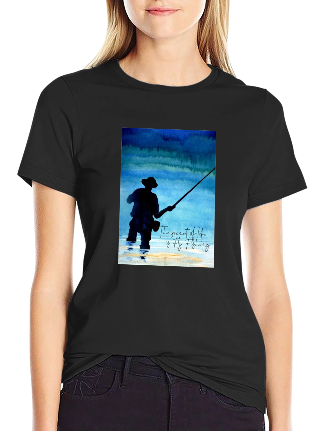 Fly Fishing T-Shirt: Secret of Life