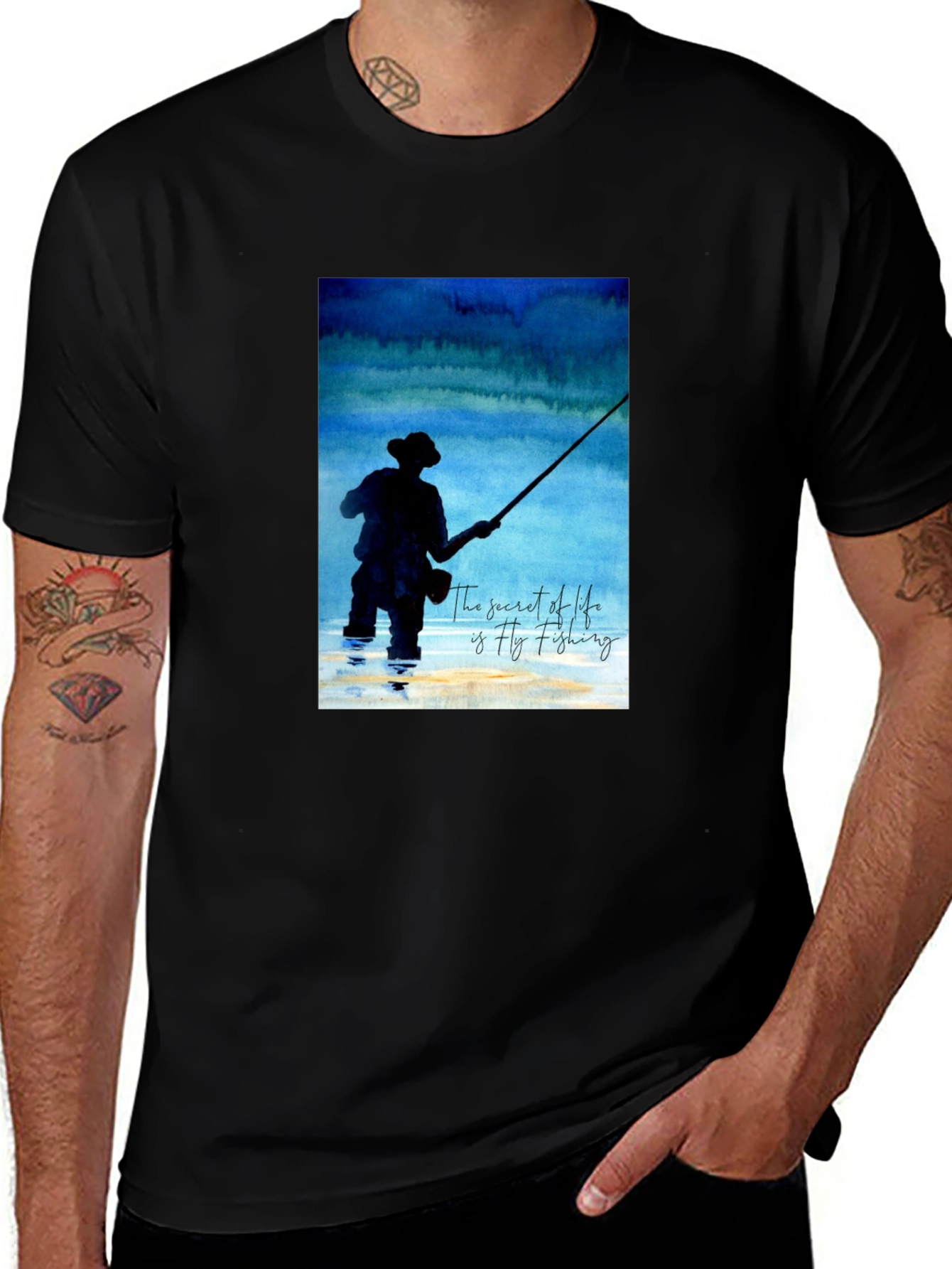 Fly Fishing T-Shirt: Secret of Life