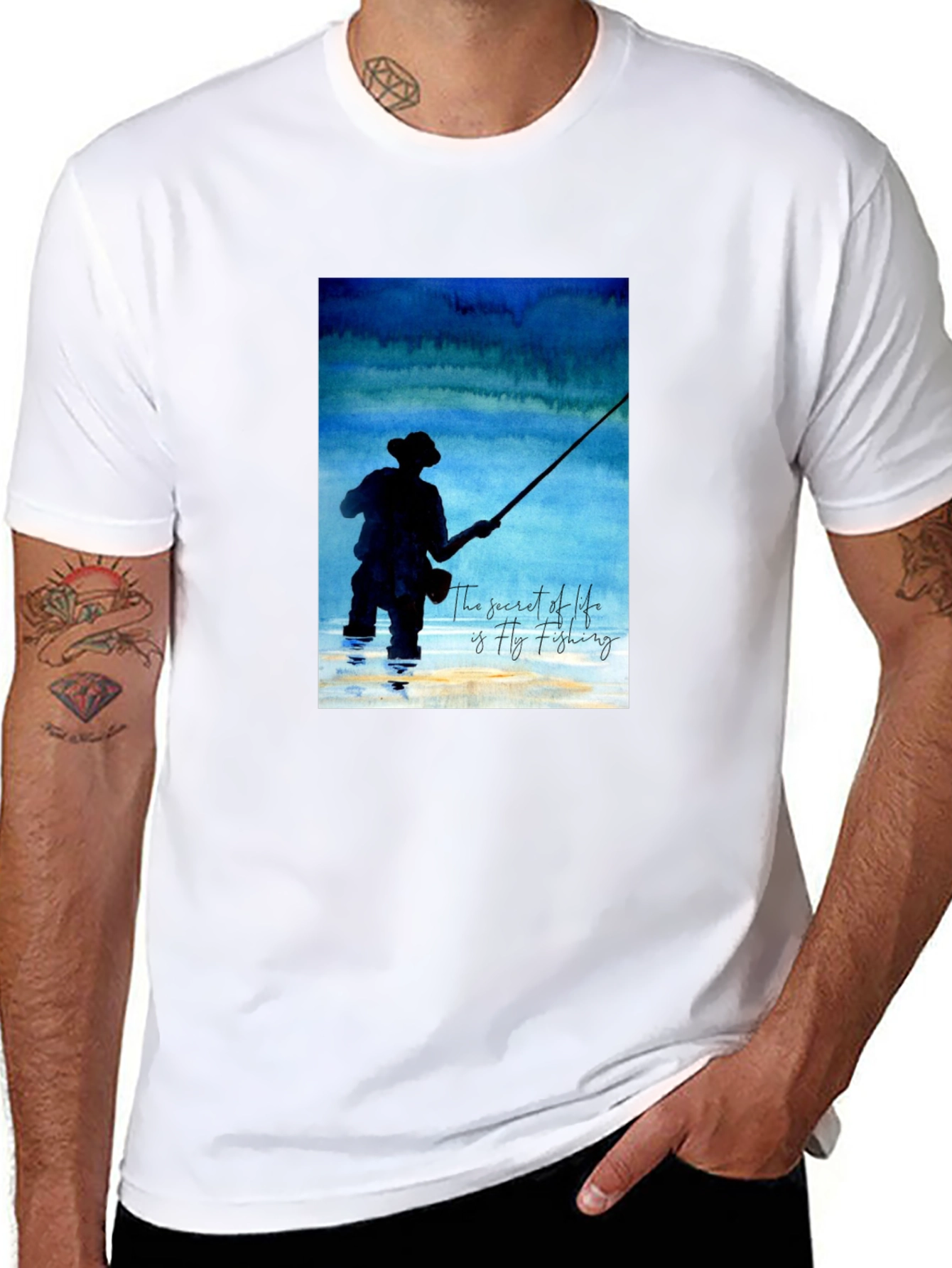 Fly Fishing T-Shirt: Secret of Life