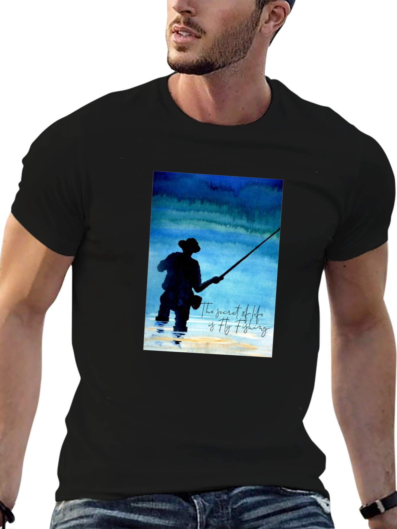 Fly Fishing T-Shirt: Secret of Life