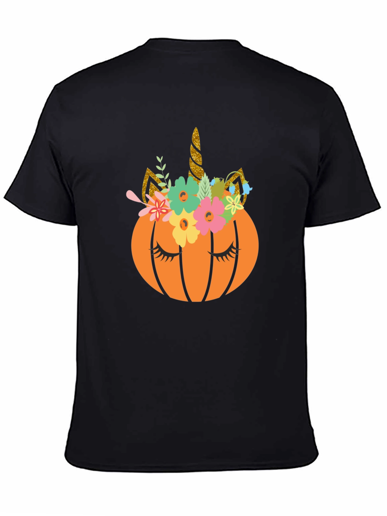 Unicorn Pumpkin Halloween T-Shirt