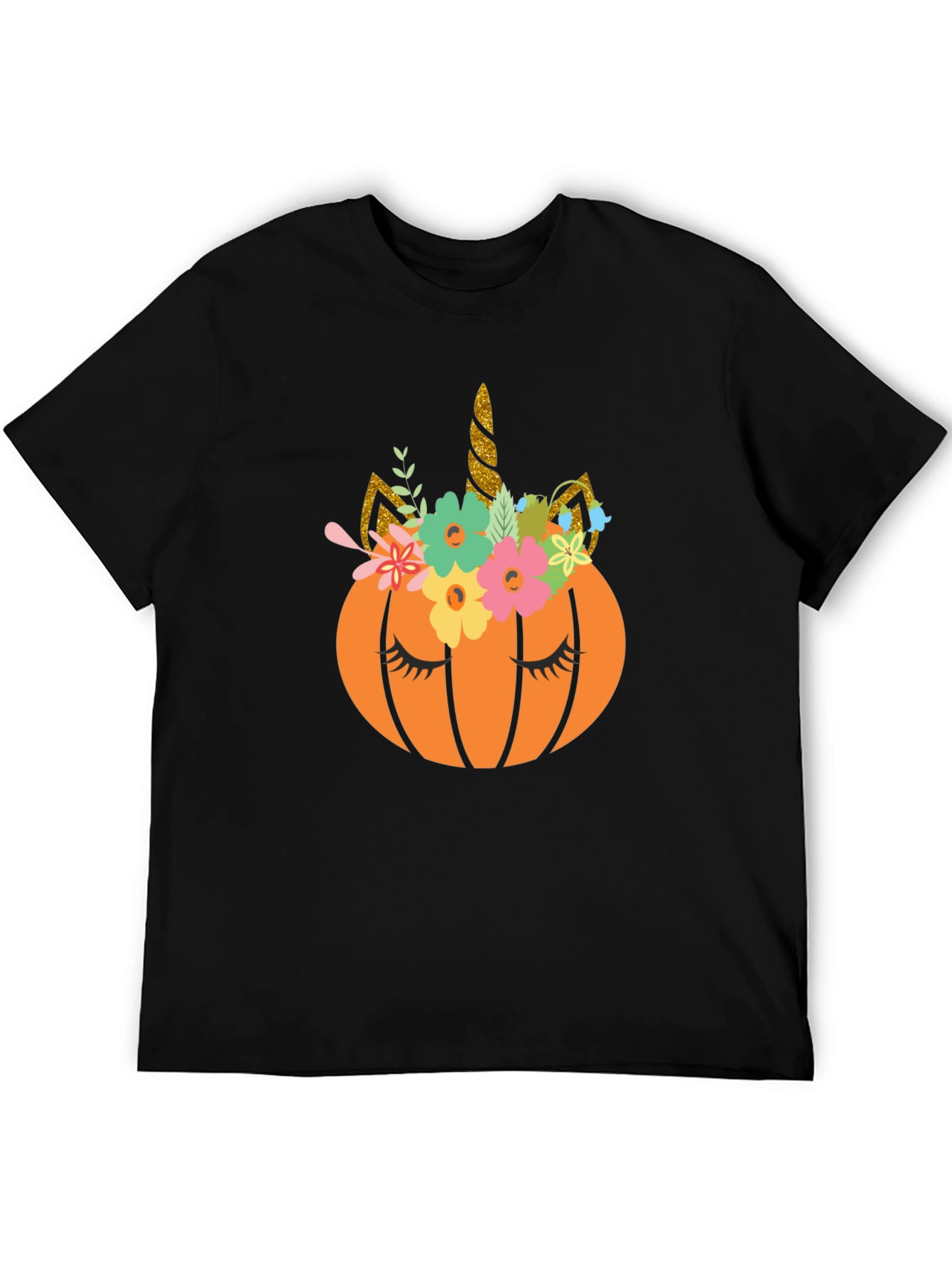 Unicorn Pumpkin Halloween T-Shirt