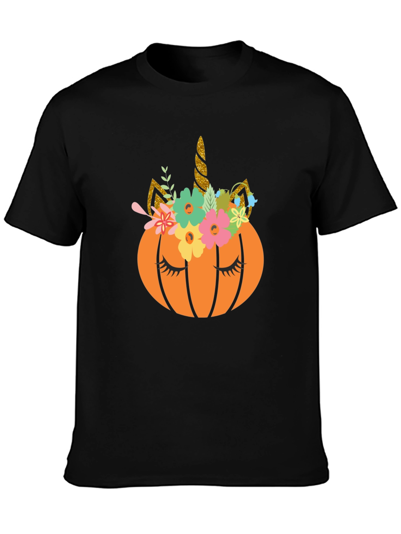 Unicorn Pumpkin Halloween T-Shirt