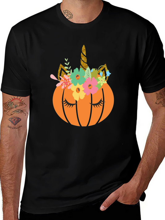 Unicorn Pumpkin Halloween T-Shirt