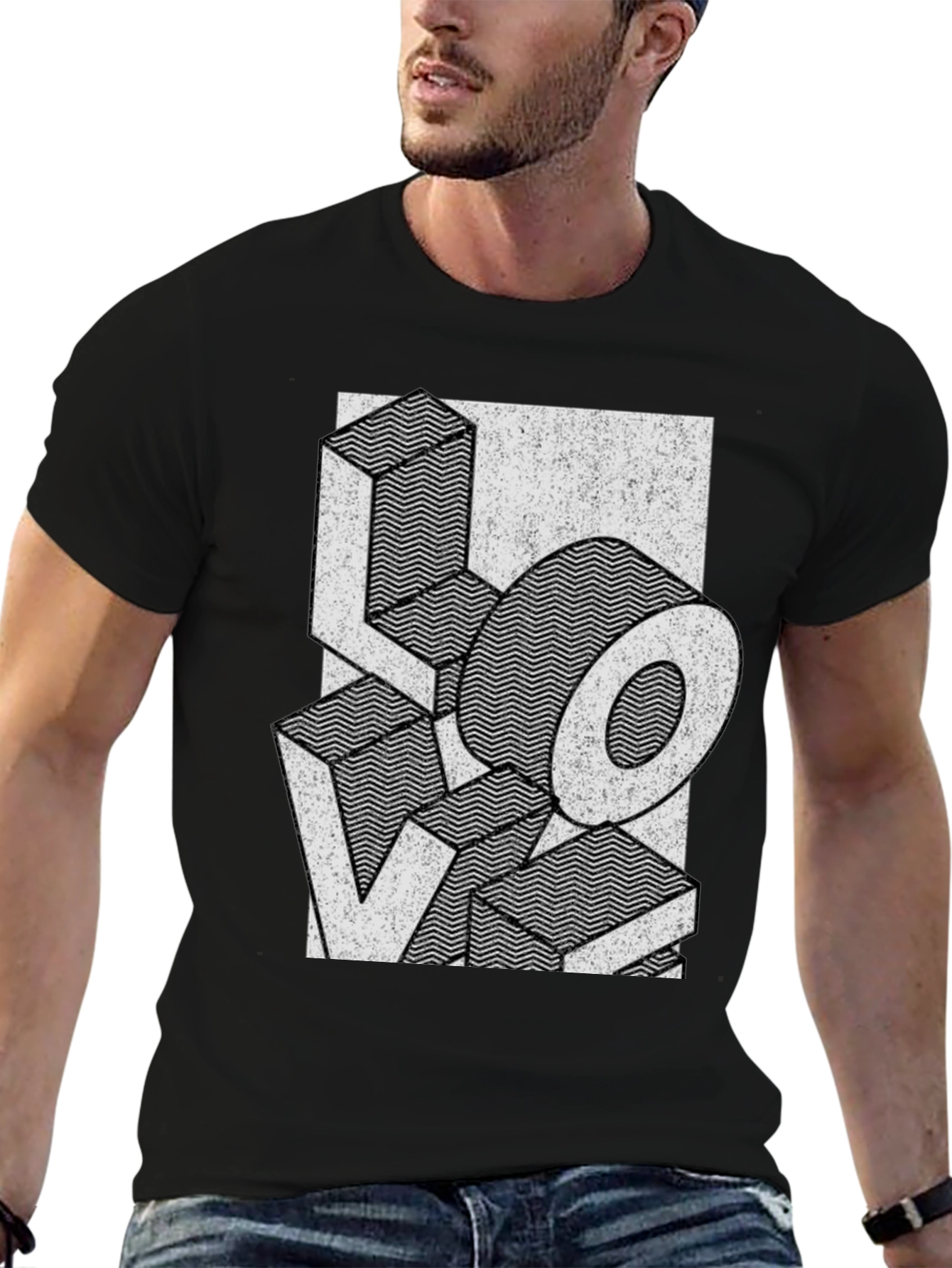 LOVE Graphic Print T-Shirt - Stylish Everyday Tee