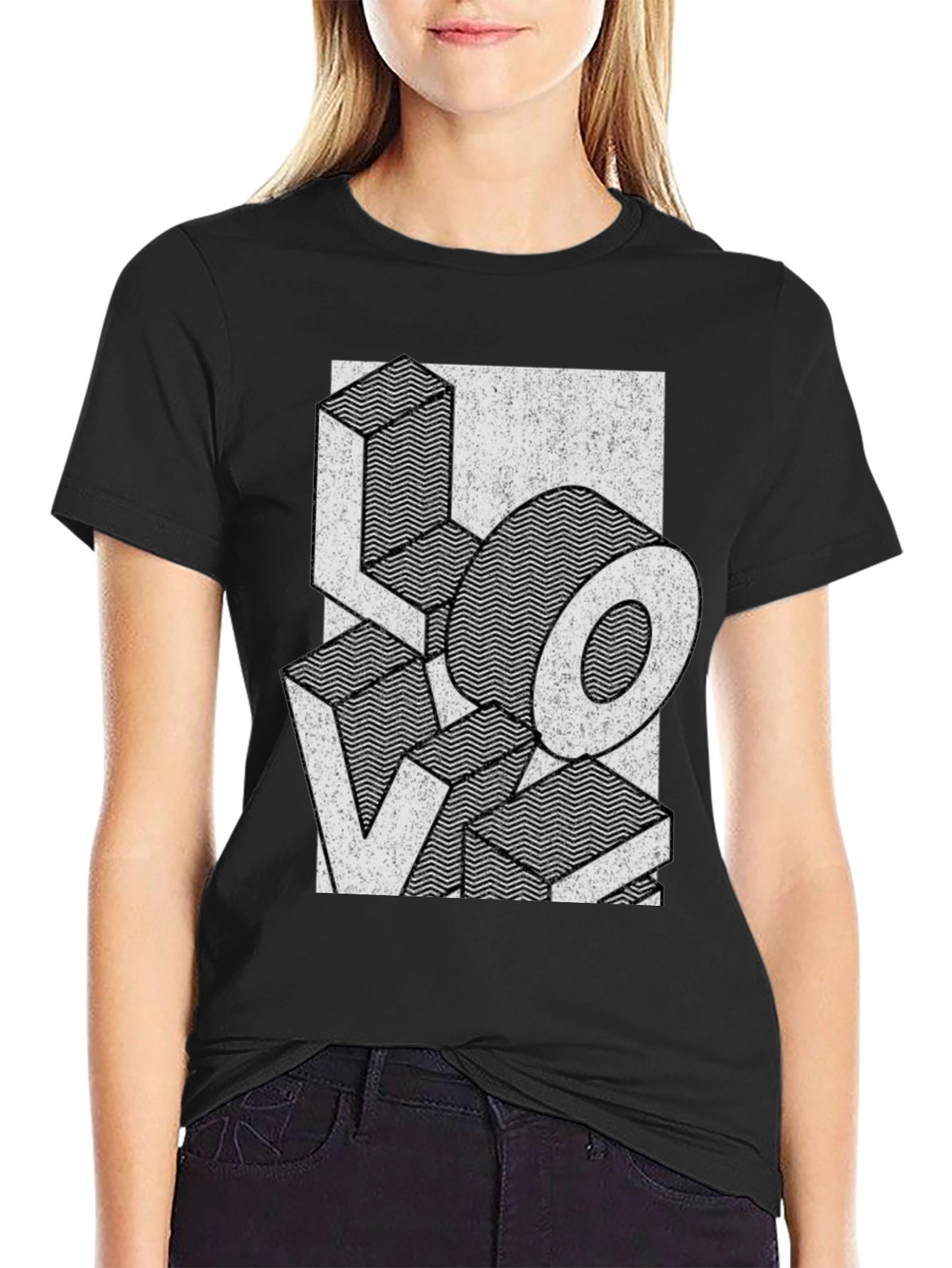 LOVE Graphic Print T-Shirt - Stylish Everyday Tee