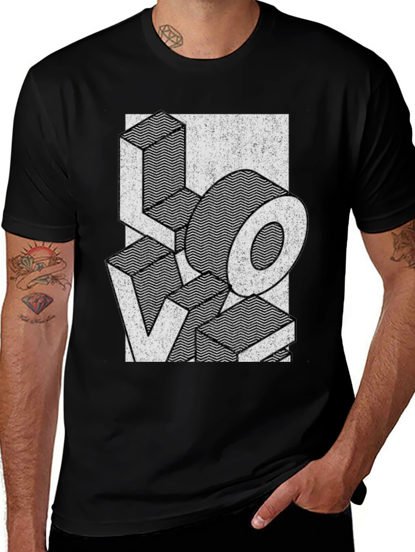 LOVE Graphic Print T-Shirt - Stylish Everyday Tee