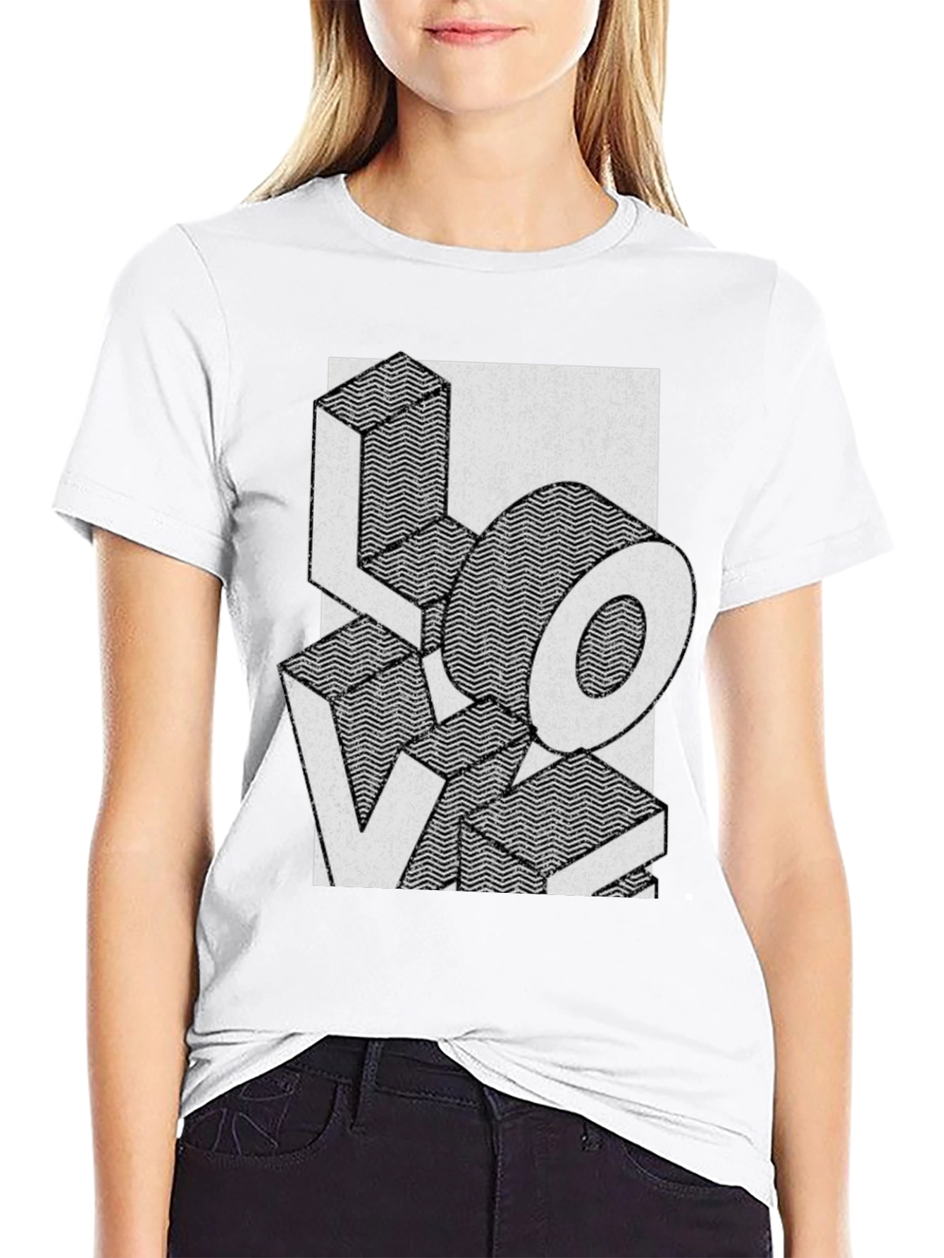 LOVE Graphic Print T-Shirt - Stylish Everyday Tee