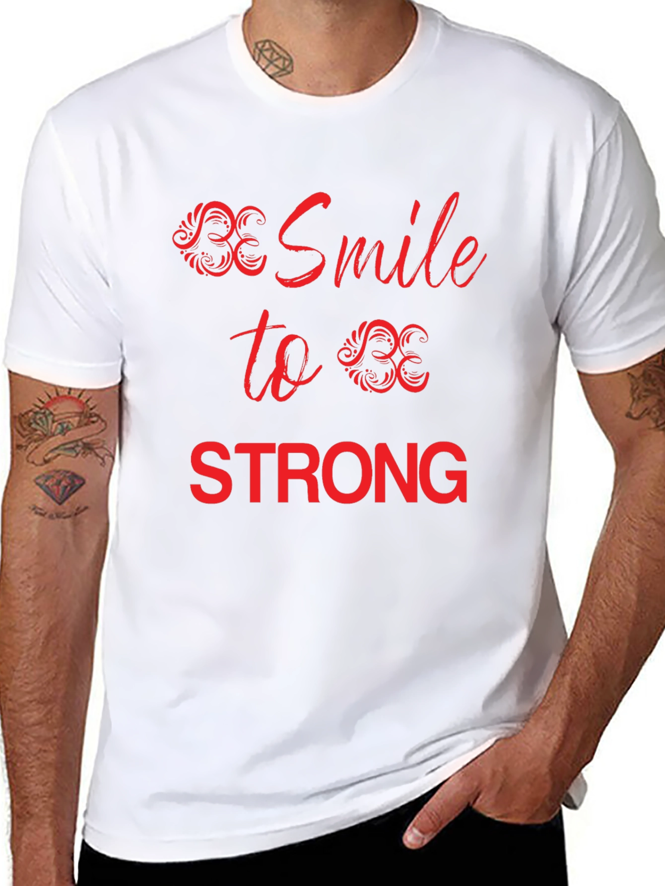 Be Smile To Be Strong Graphic Tee