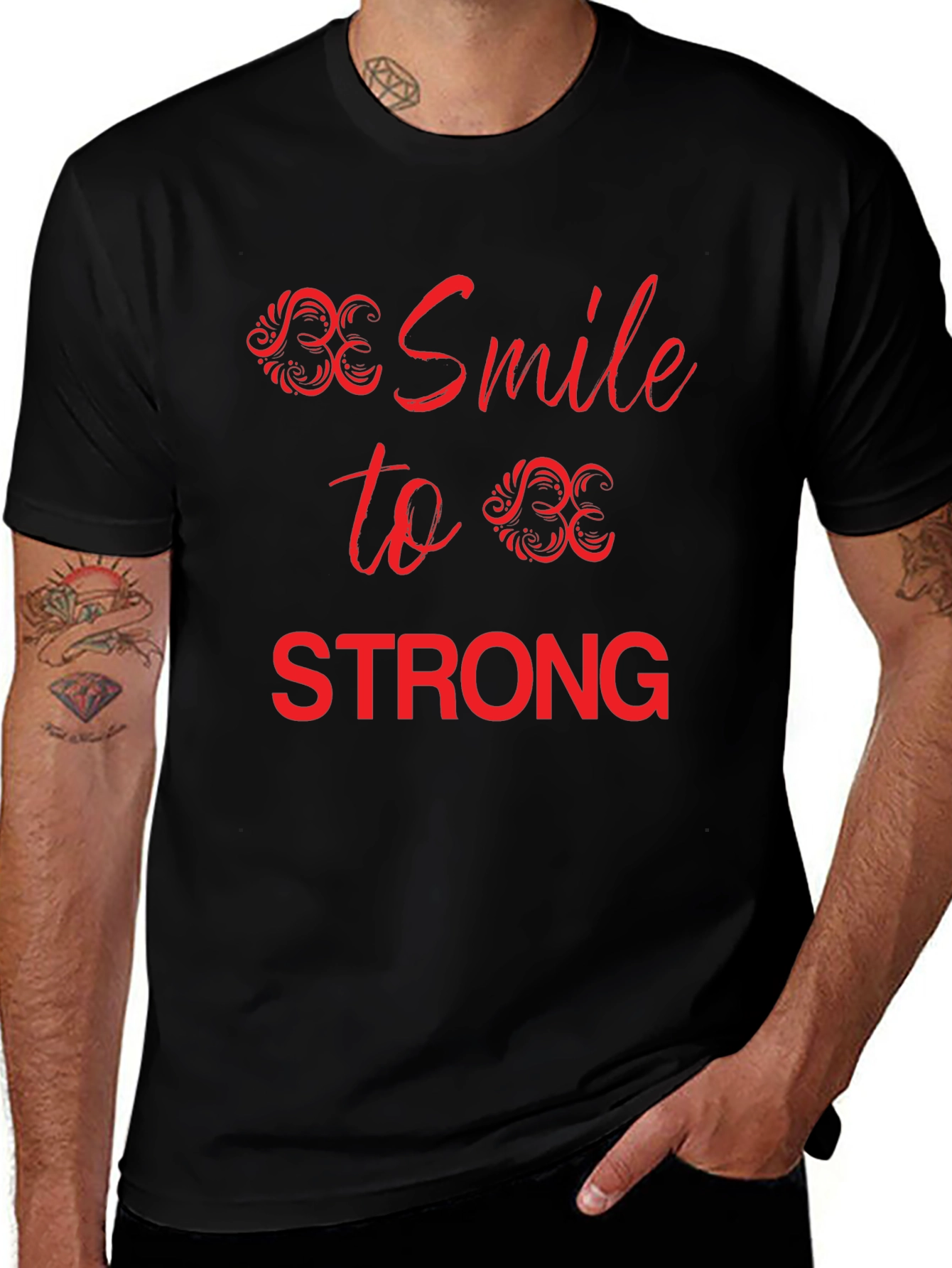 Be Smile To Be Strong Graphic Tee