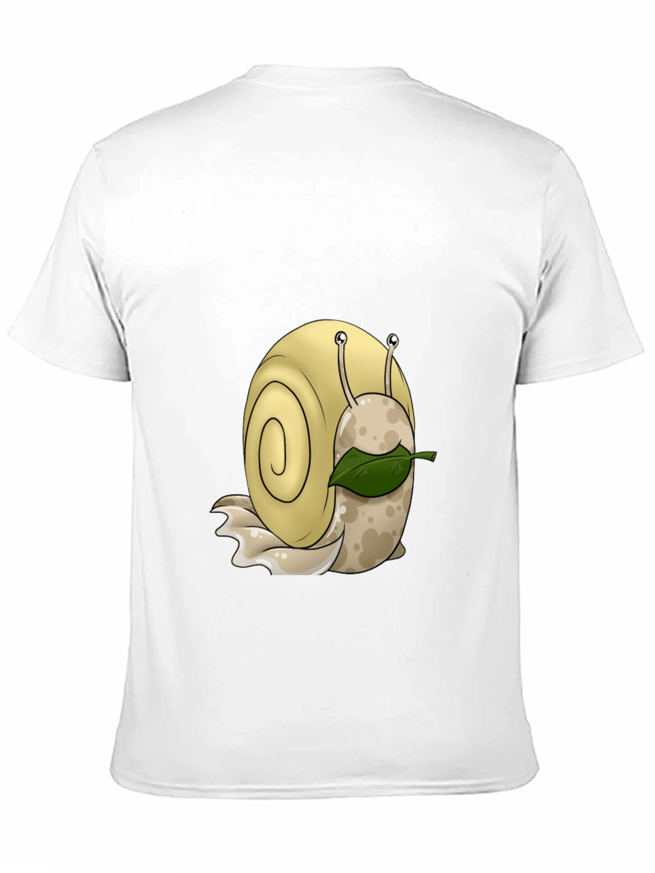 Cartoon Snail Graphic Black T-Shirt