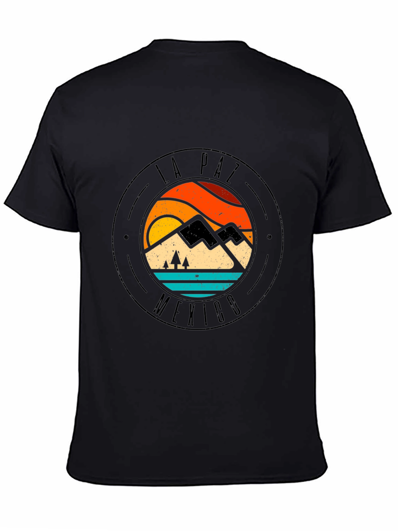 La Paz Mexico Graphic Tee - Retro Style
