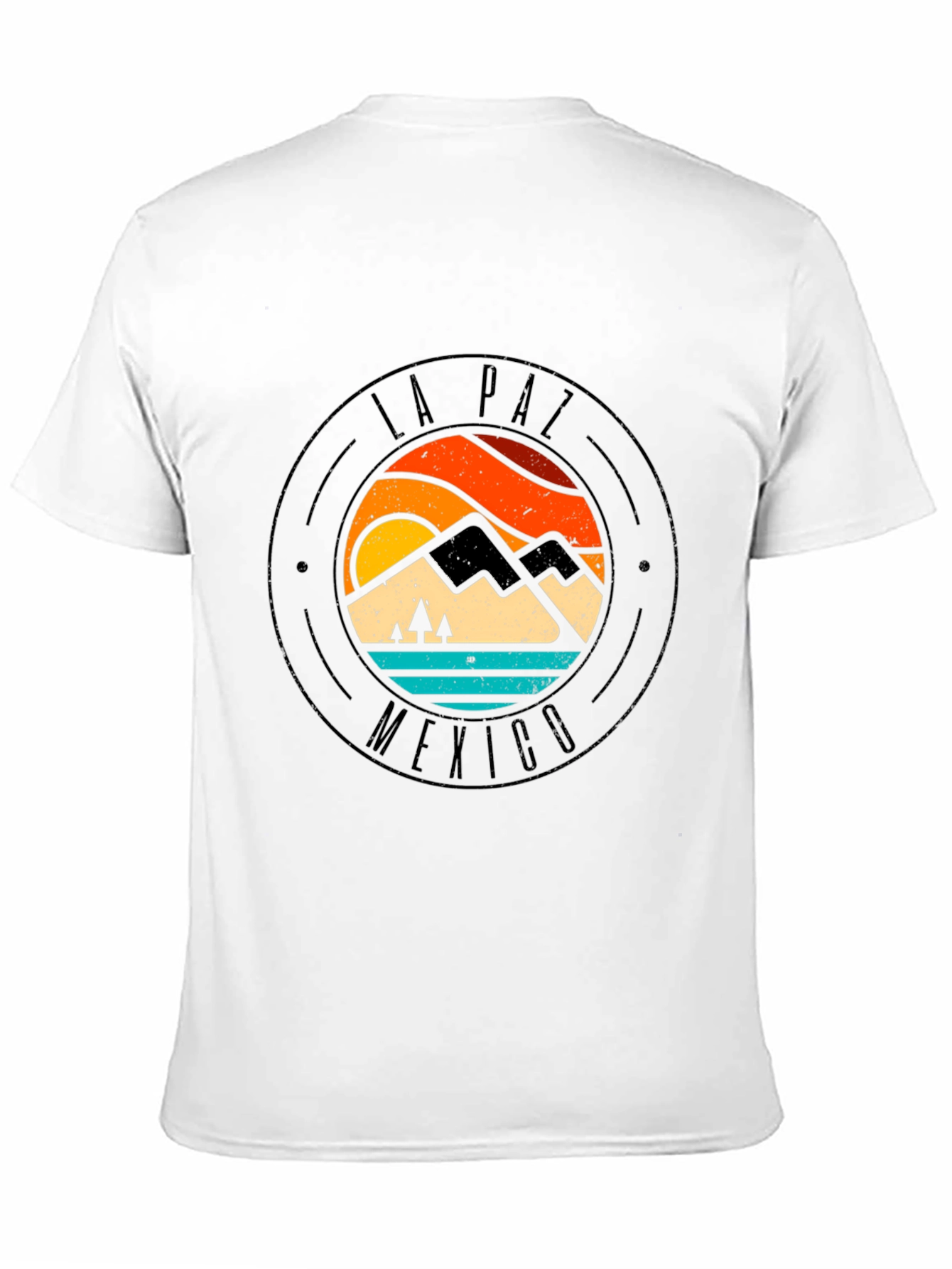La Paz Mexico Graphic Tee - Retro Style