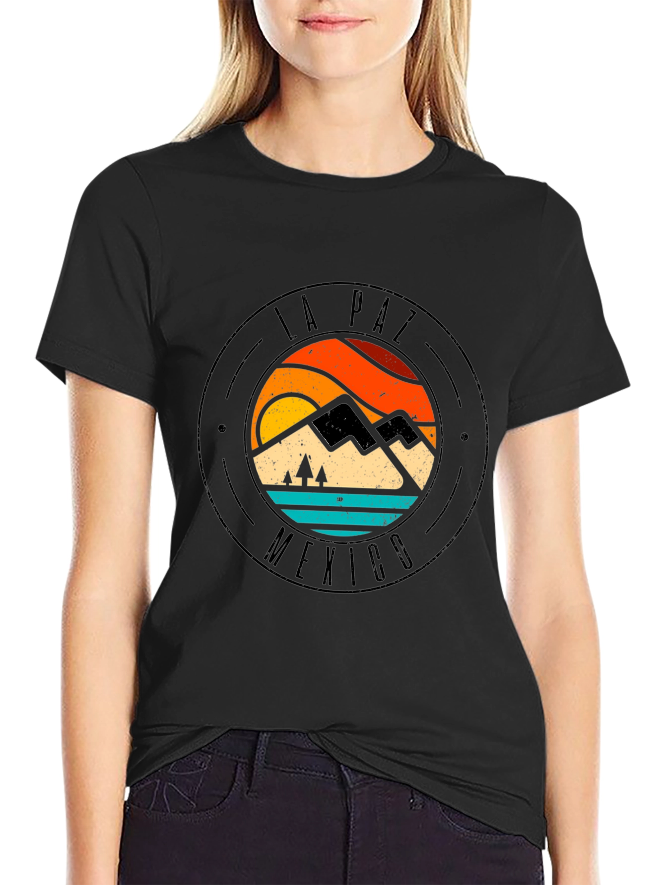 La Paz Mexico Graphic Tee - Retro Style