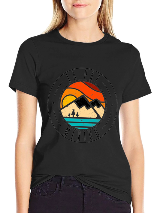 La Paz Mexico Graphic Tee - Retro Style