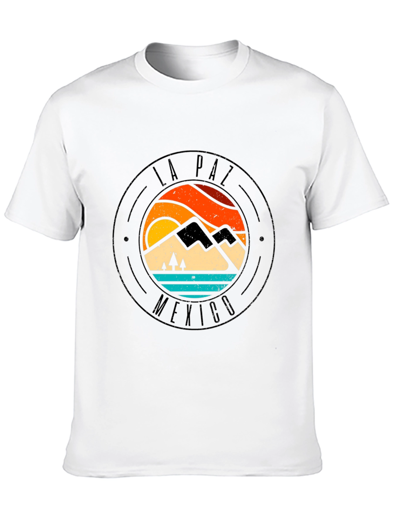 La Paz Mexico Graphic Tee - Retro Style