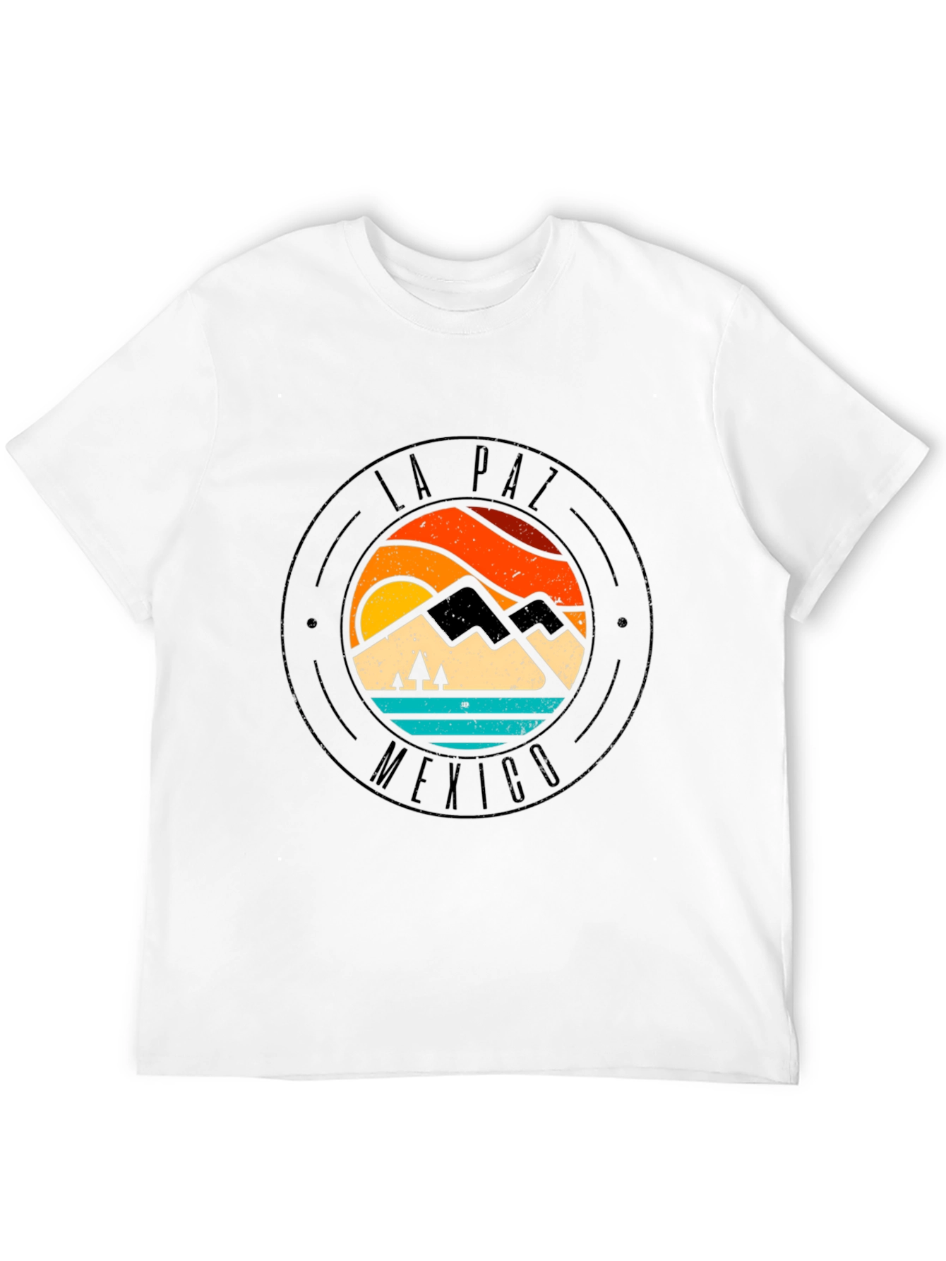La Paz Mexico Graphic Tee - Retro Style