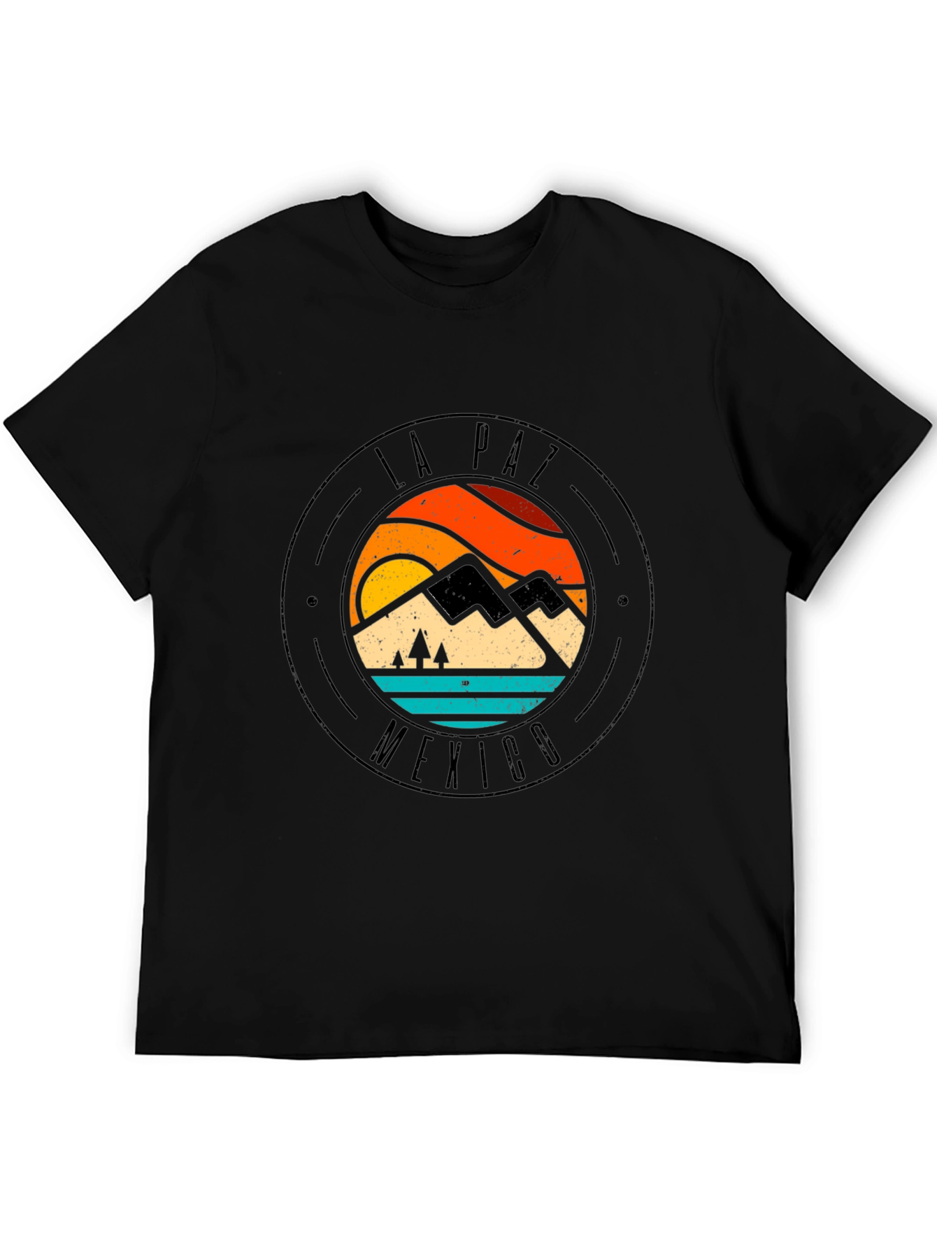 La Paz Mexico Graphic Tee - Retro Style