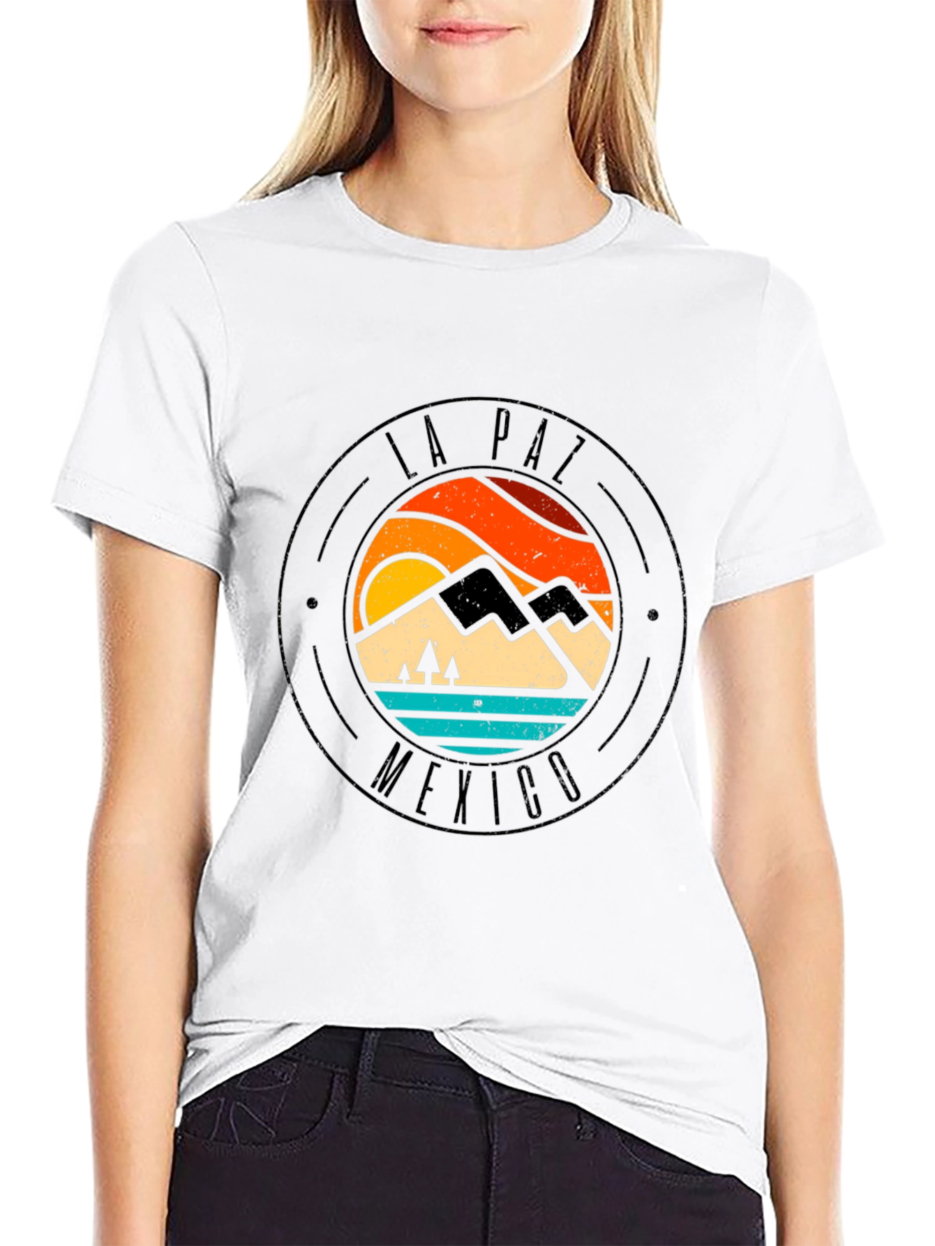 La Paz Mexico Graphic Tee - Retro Style