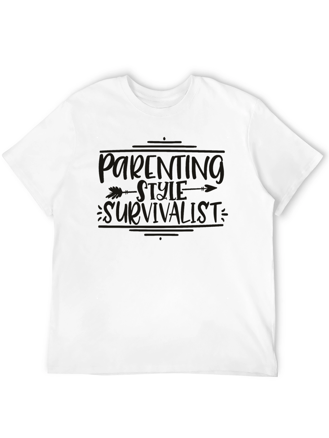 Black Graphic Tee - Running Errands is My Cardio