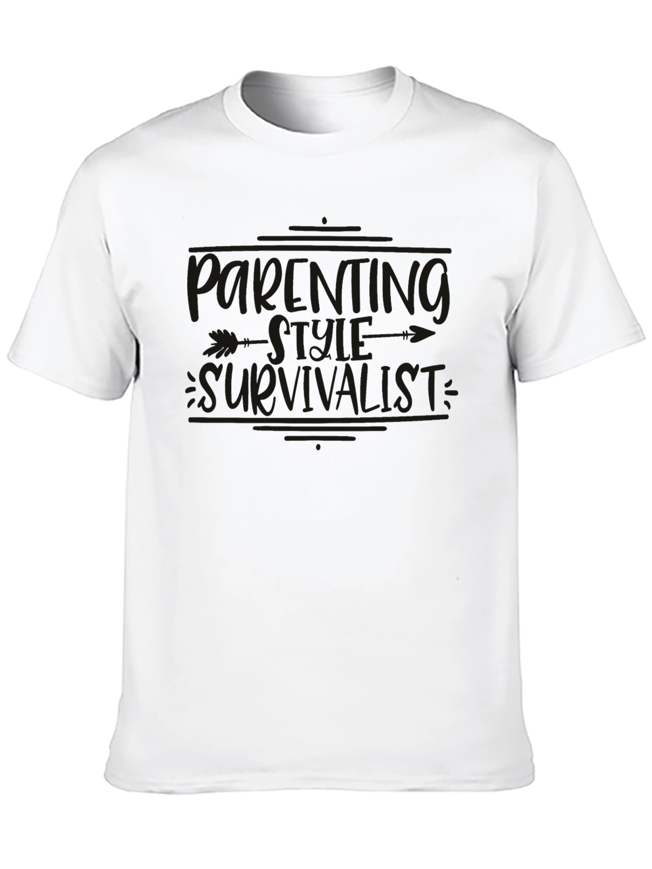 Black Graphic Tee - Running Errands is My Cardio
