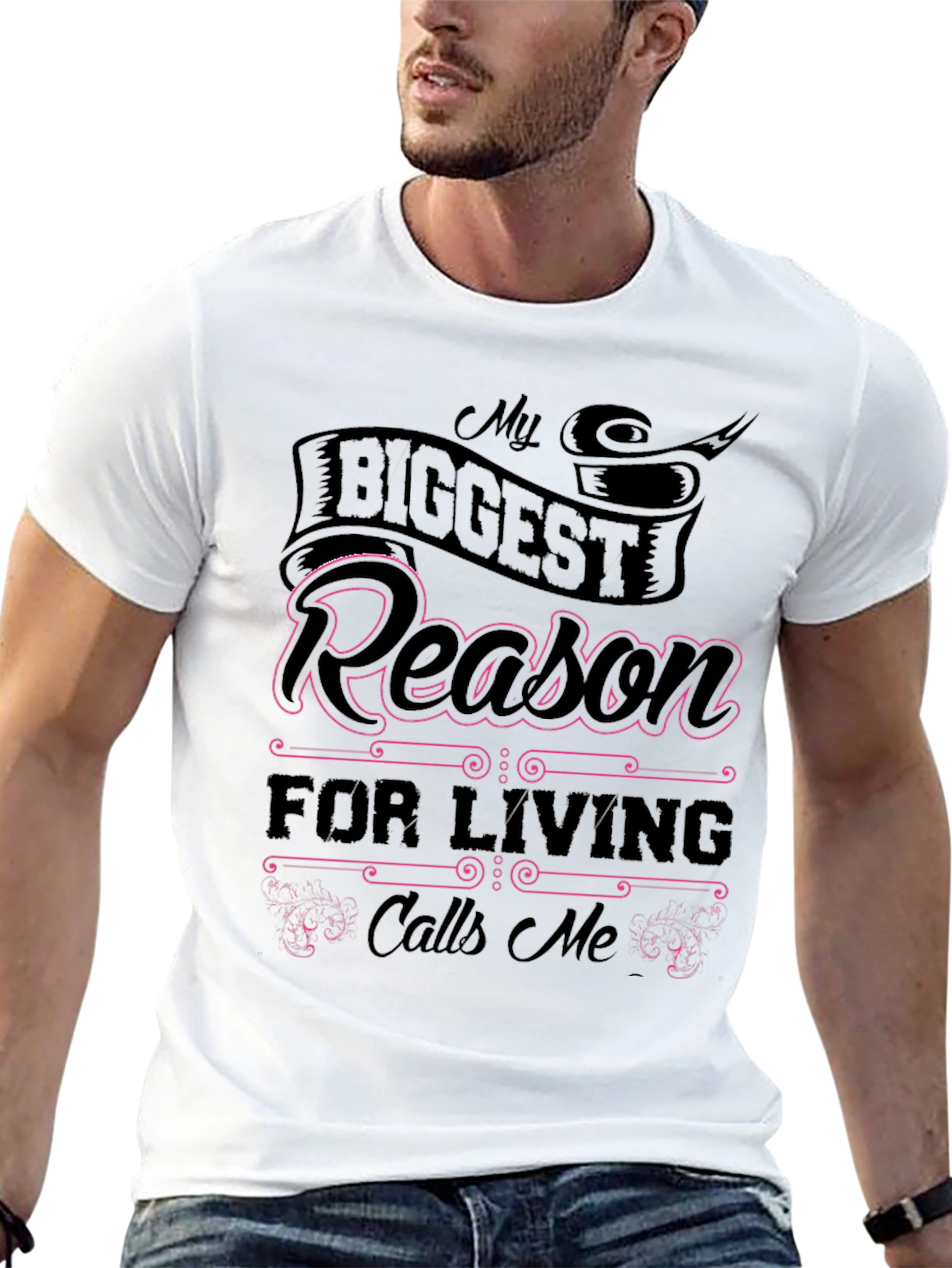 My Biggest Reason Black Graphic Tee