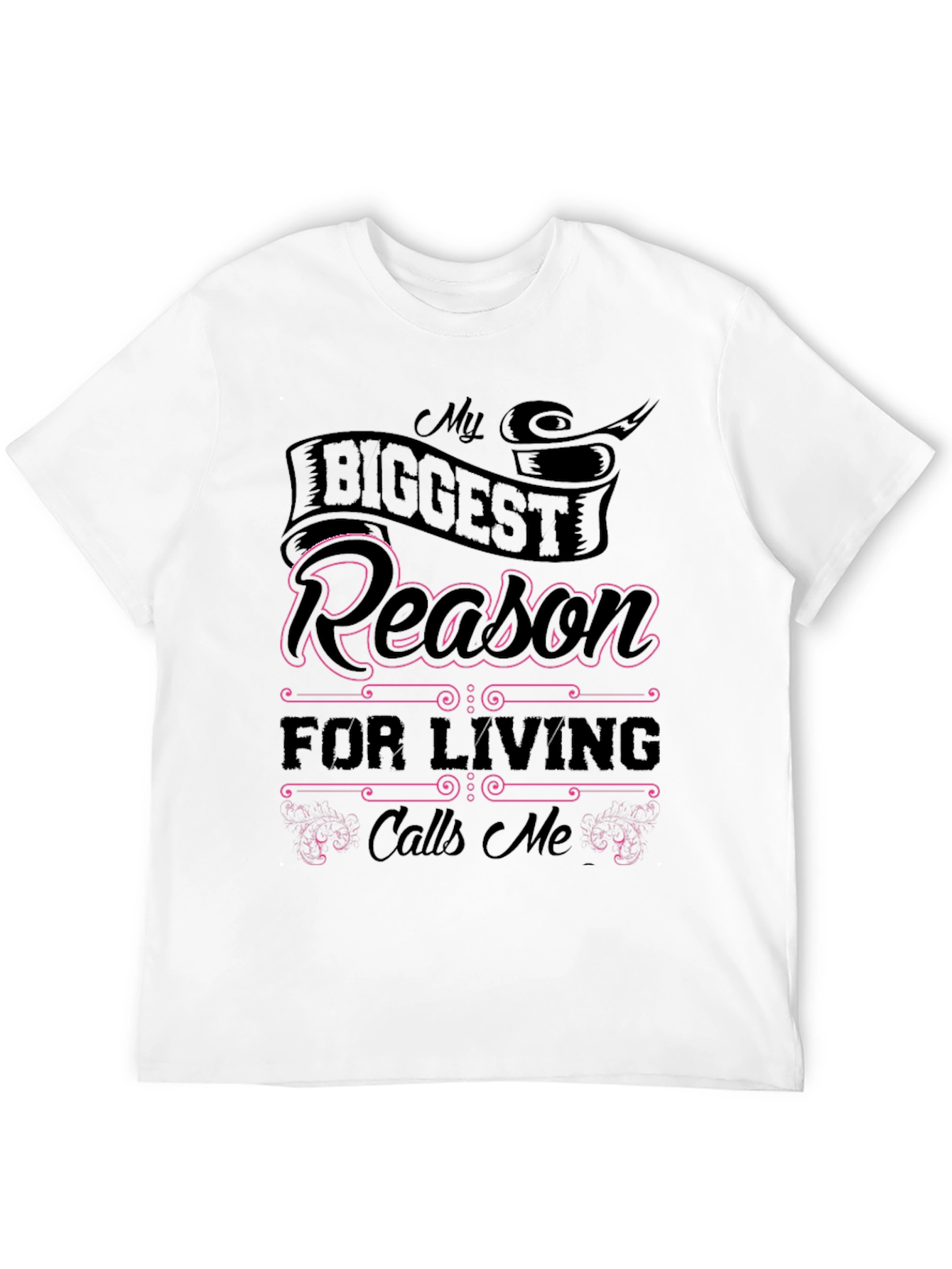 My Biggest Reason Black Graphic Tee