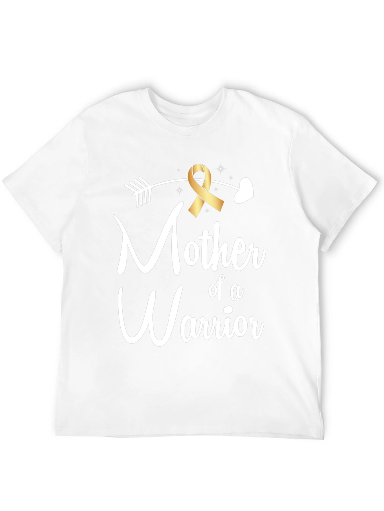 Mother of a Warrior Black T-Shirt