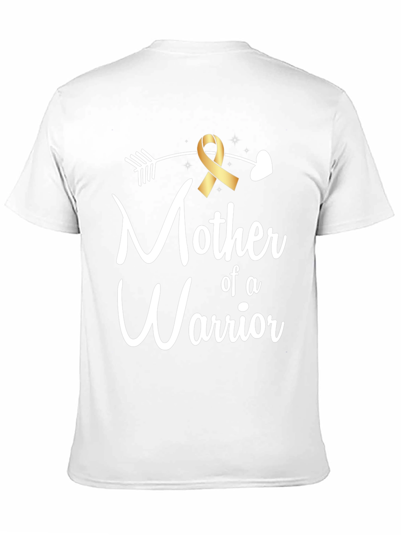 Mother of a Warrior Black T-Shirt