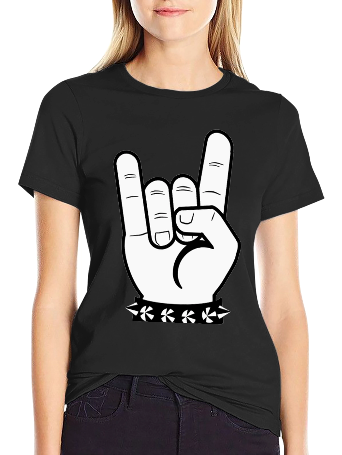 Rock On T-Shirt - Hand Graphic Tee